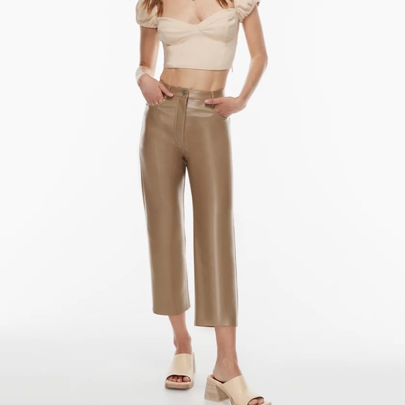 NWT Aritzia Melina Constant Camel Size 0 - Picture 1 of 8